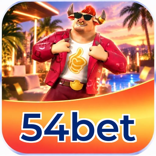 54bet Logo Oficial - Cassino Online Brasil Certificado eCOGRA